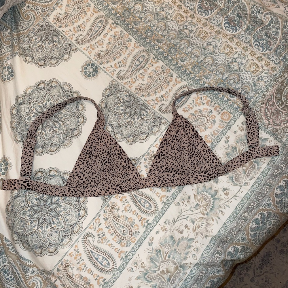 Oneone Swim Cheetah Print Kameron top (kameron style top)